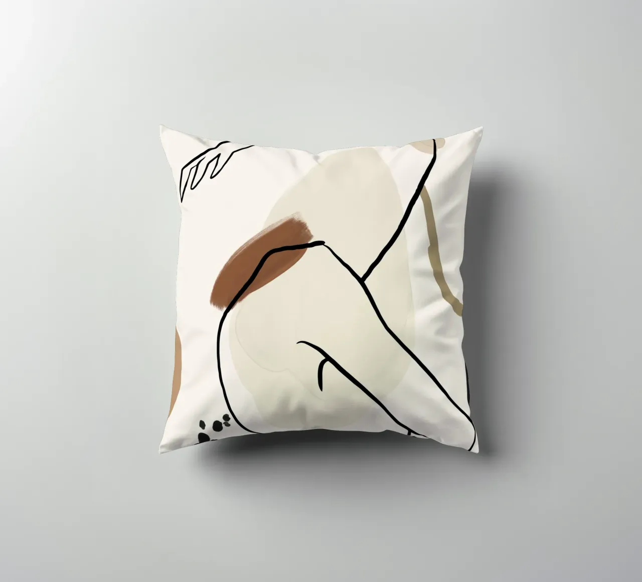 Pure Forms No 4 Kissen von treechild