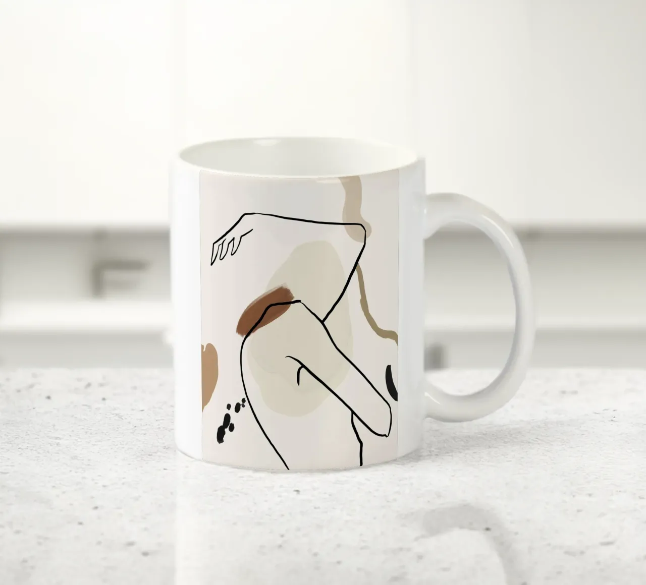 Pure Forms No 4 Keramik Tasse von treechild