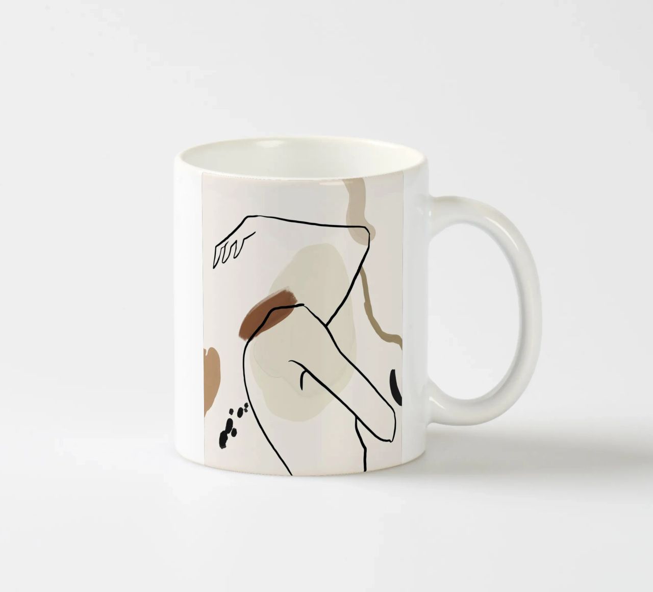 Pure Forms No 4 tazza in ceramica da treechild