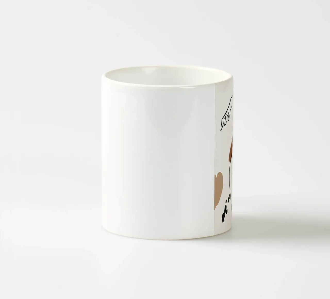 Pure Forms No 4 mug en céramique de treechild
