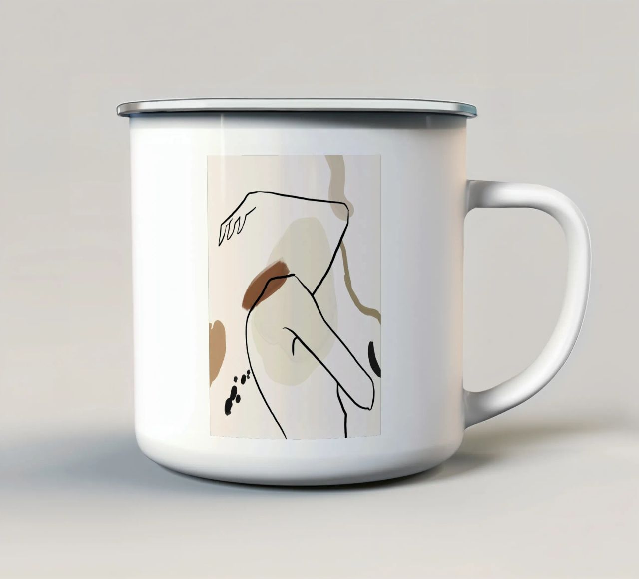 Pure Forms No 4 tazza in smalto da treechild