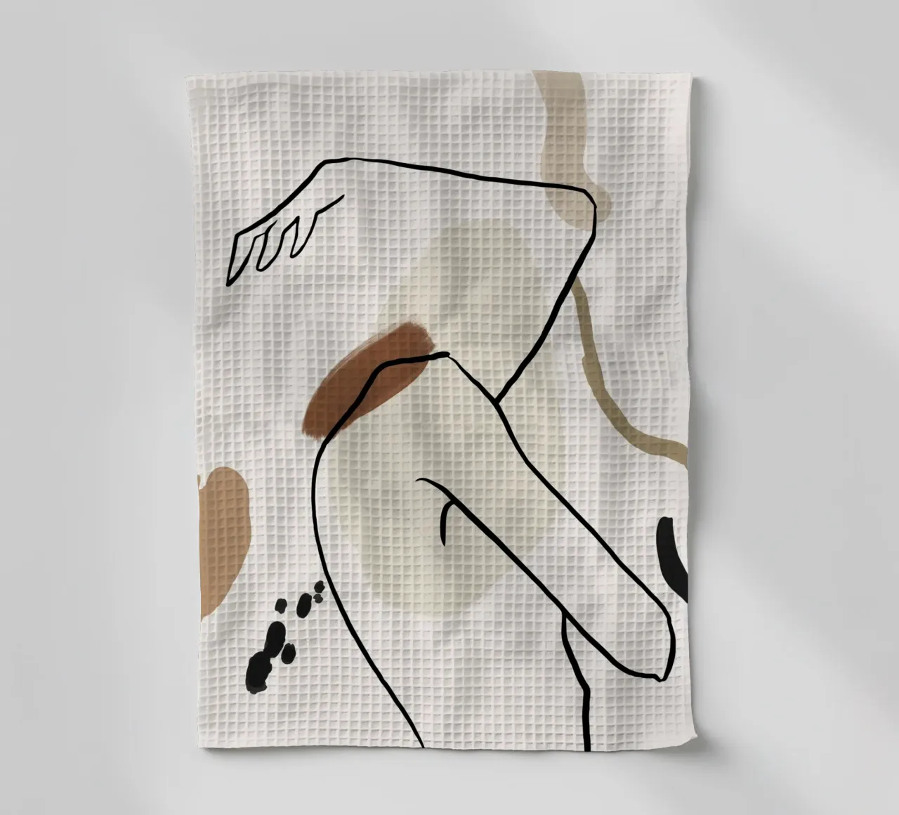 Pure Forms No 4 canovaccio da cucina da treechild