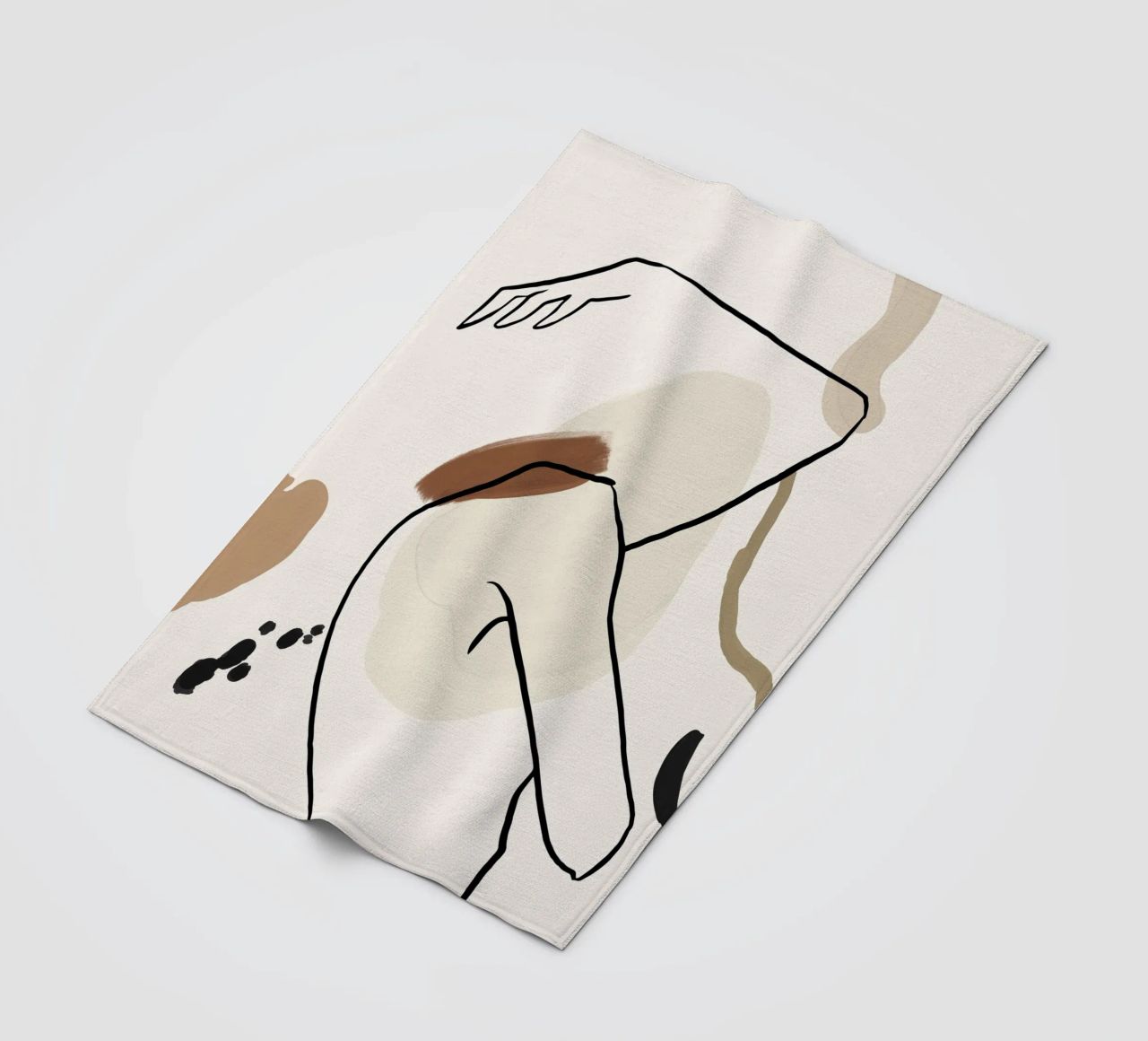 Pure Forms No 4 coperta in pile da treechild
