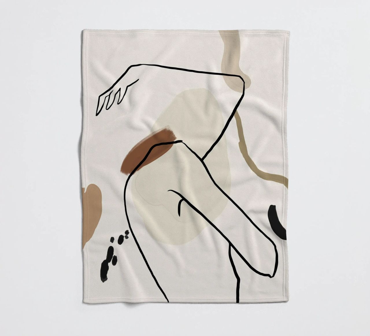 Pure Forms No 4 coperta in pile da treechild