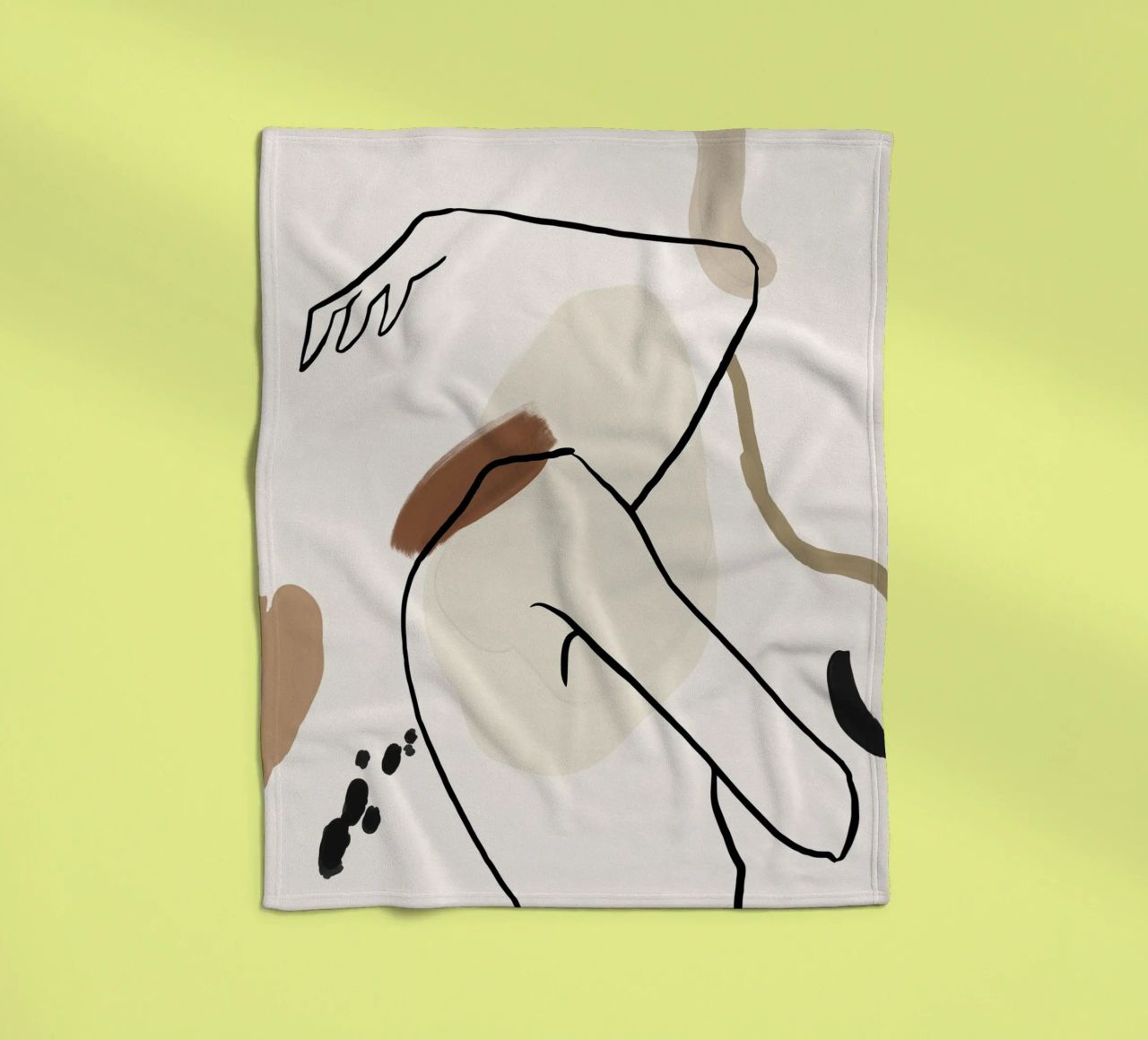 Pure Forms No 4 coperta in pile da treechild