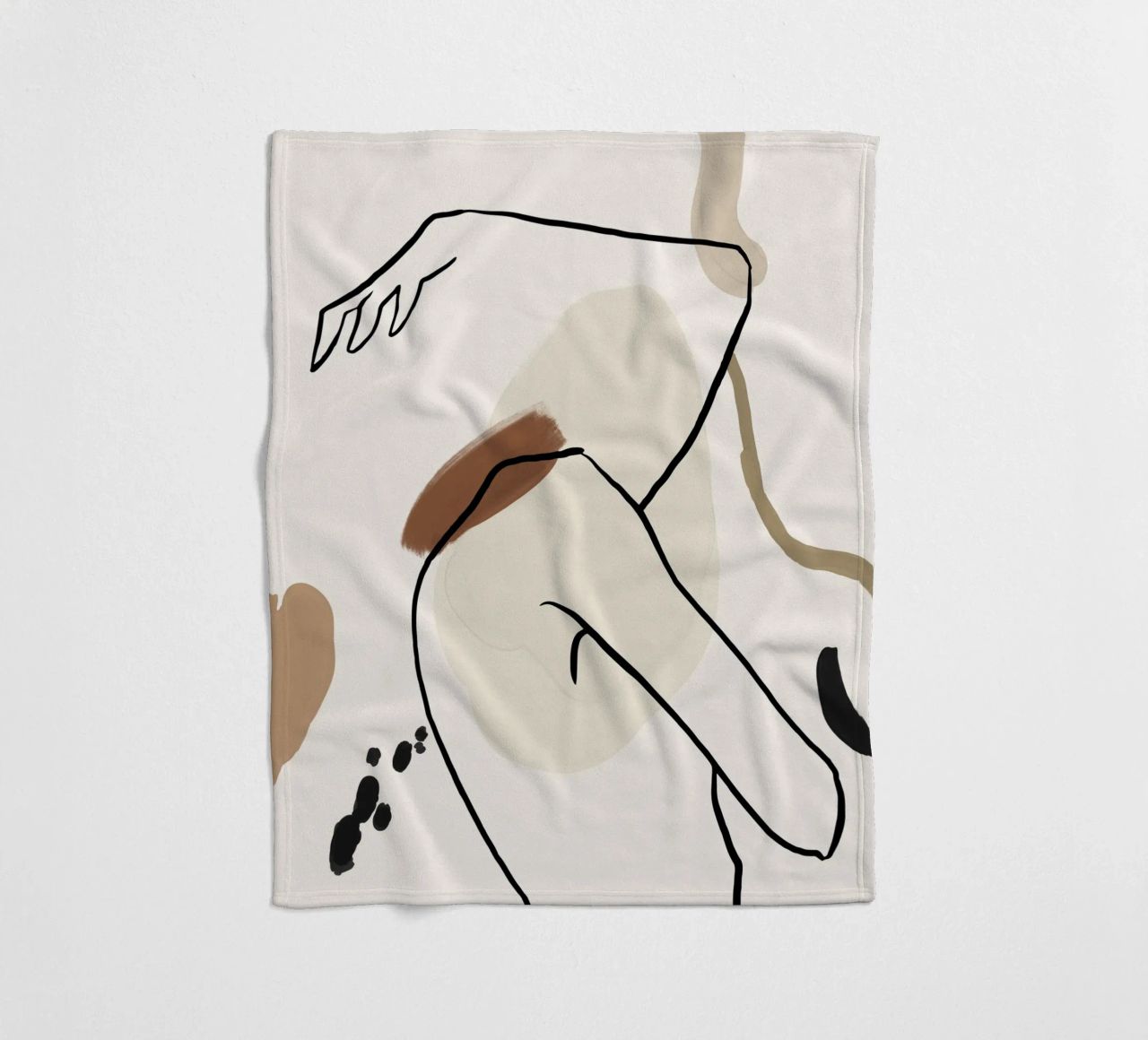 Pure Forms No 4 coperta in pile da treechild