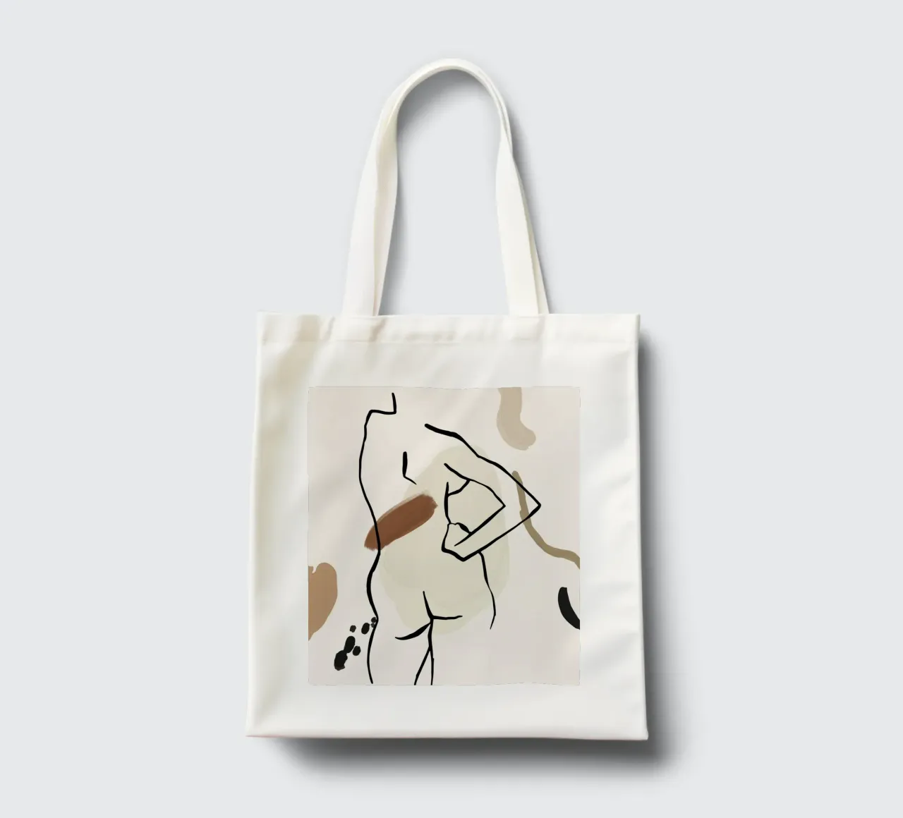 Pure Forms No 5 borsa in juta da treechild
