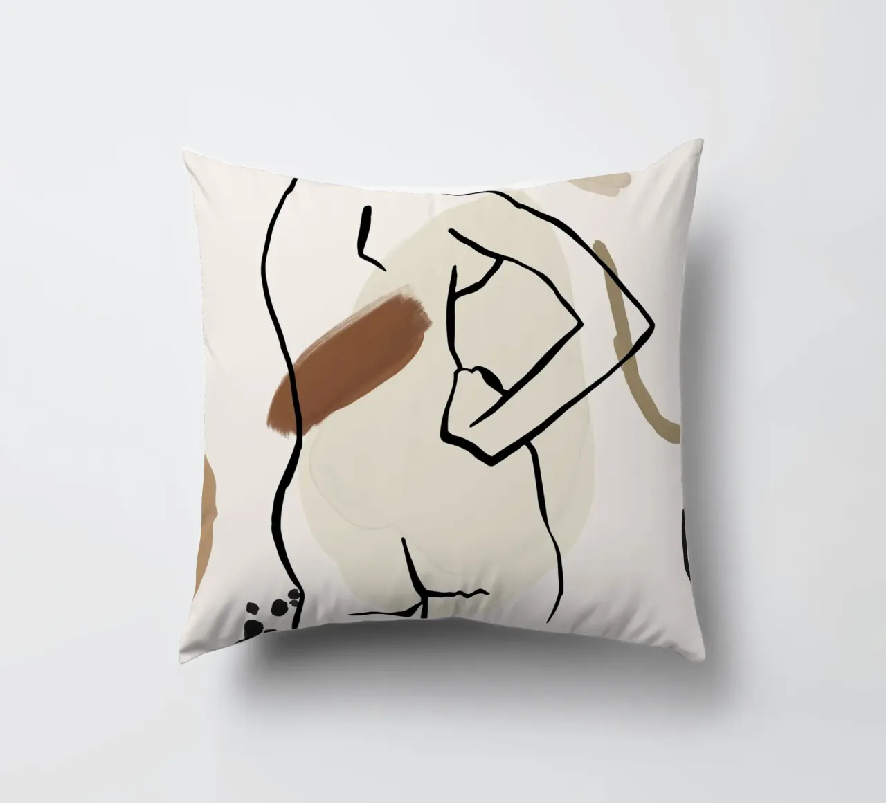 Pure Forms No 5 Kissen von treechild
