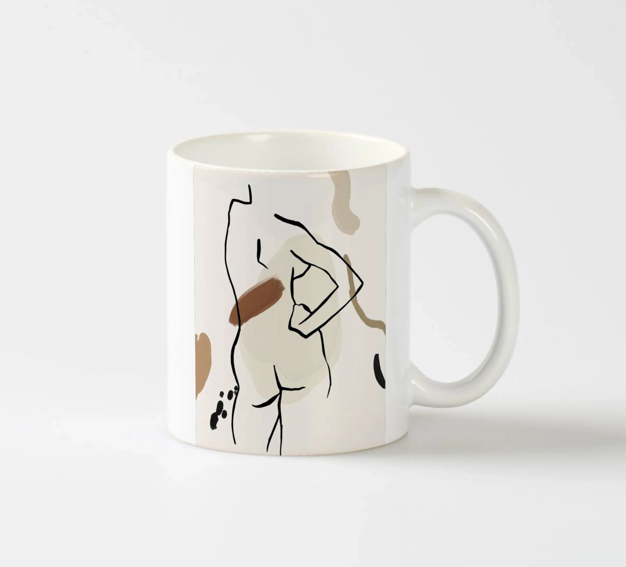 Pure Forms No 5 tazza in ceramica da treechild