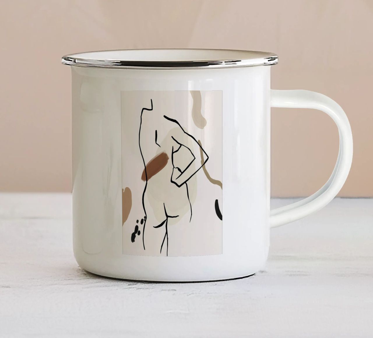 Pure Forms No 5 tazza in smalto da treechild