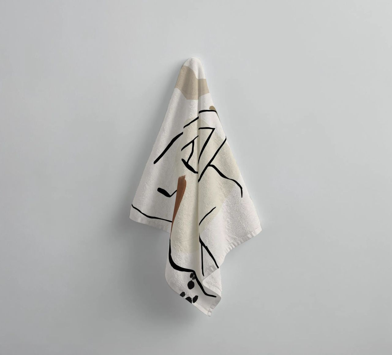 Pure Forms No 5 asciugamano da bagno da treechild