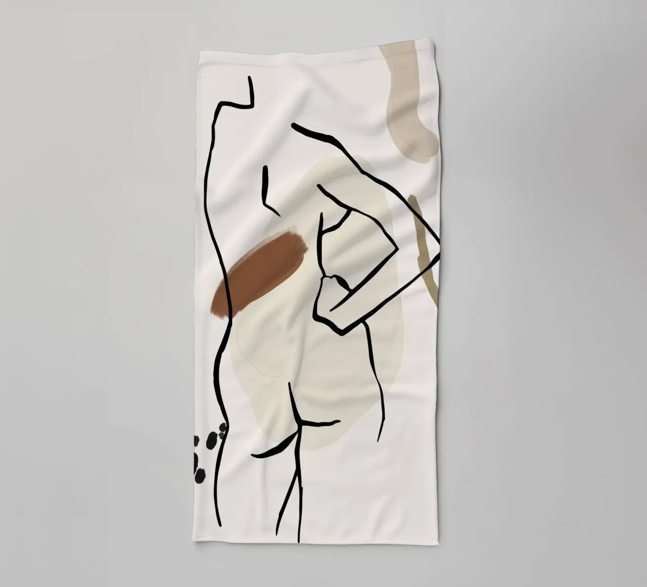 Pure Forms No 5 toalla de baño de treechild