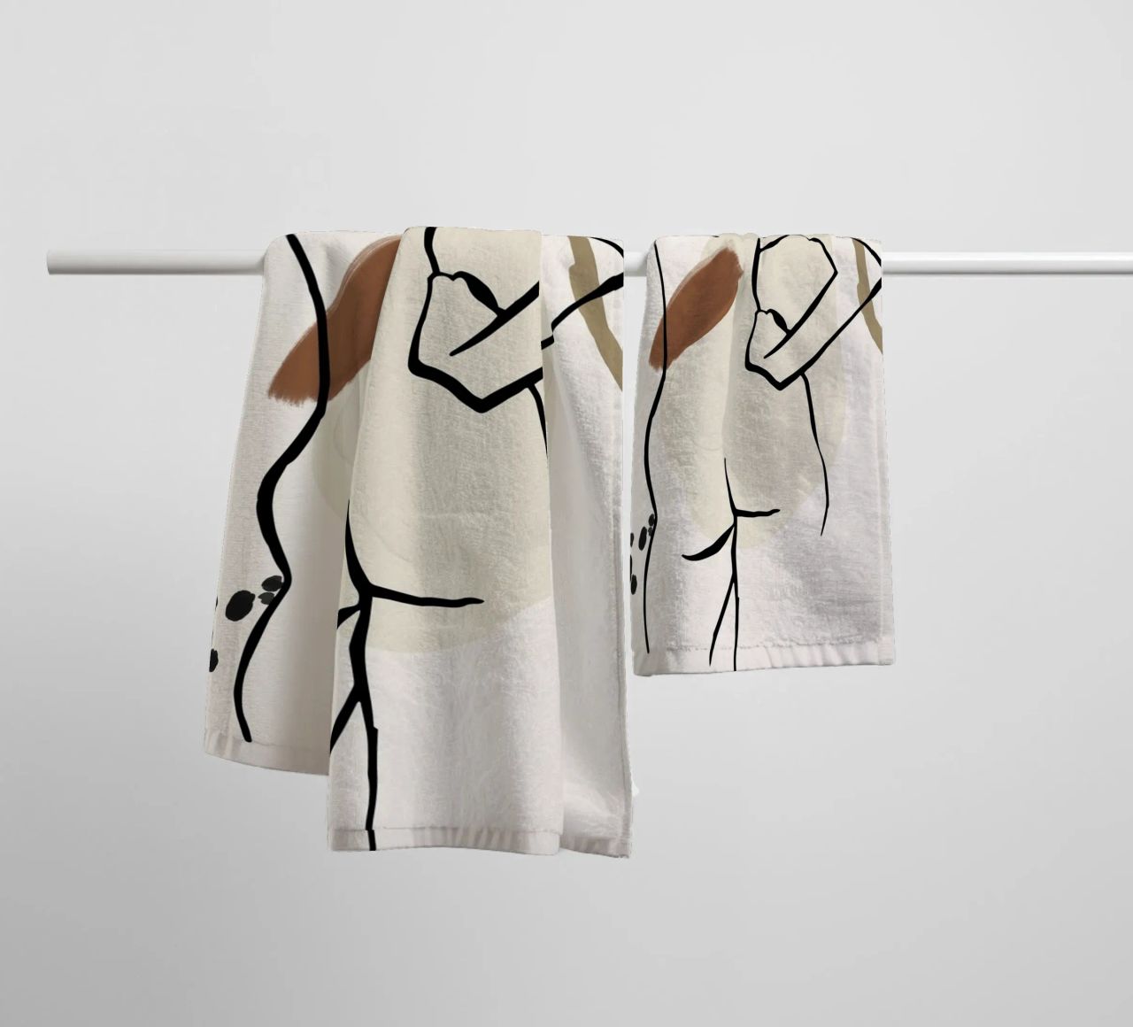 Pure Forms No 5 asciugamano da bagno da treechild
