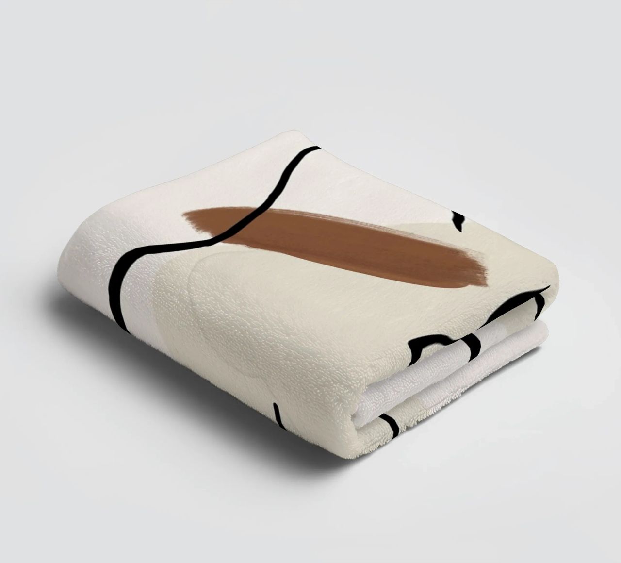 Pure Forms No 5 asciugamano da bagno da treechild