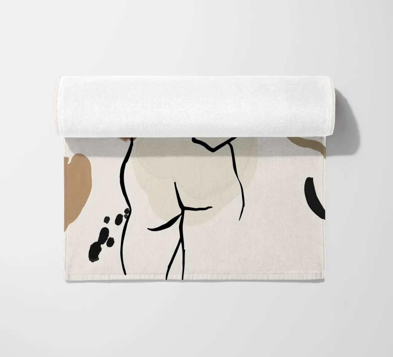 Pure Forms No 5 toalla de playa de treechild