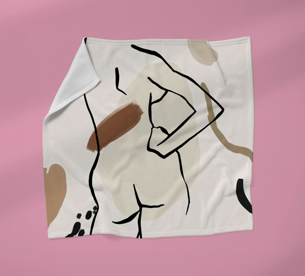 Pure Forms No 5 coperta in pile da treechild