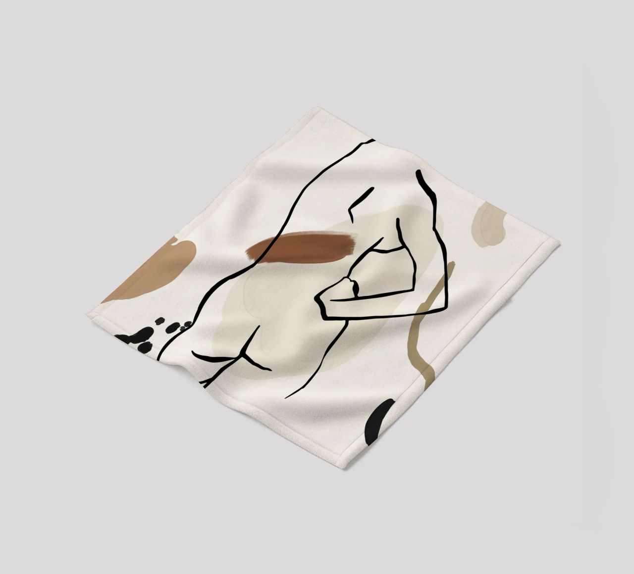 Pure Forms No 5 coperta in pile da treechild