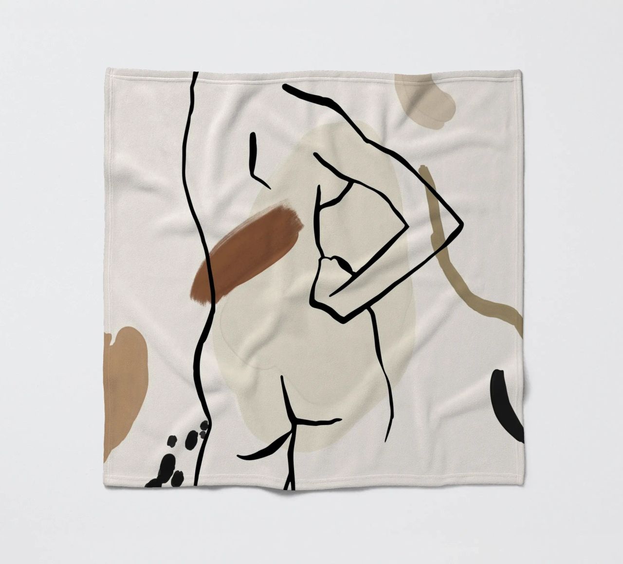 Pure Forms No 5 coperta in pile da treechild