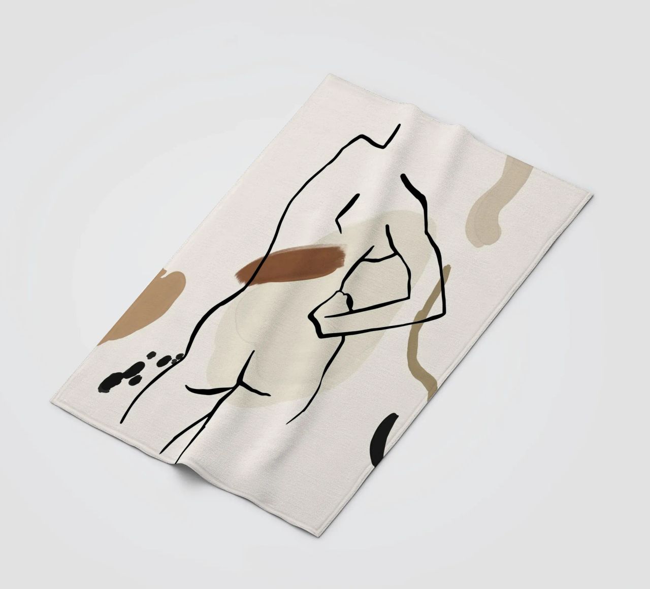 Pure Forms No 5 coperta in pile da treechild