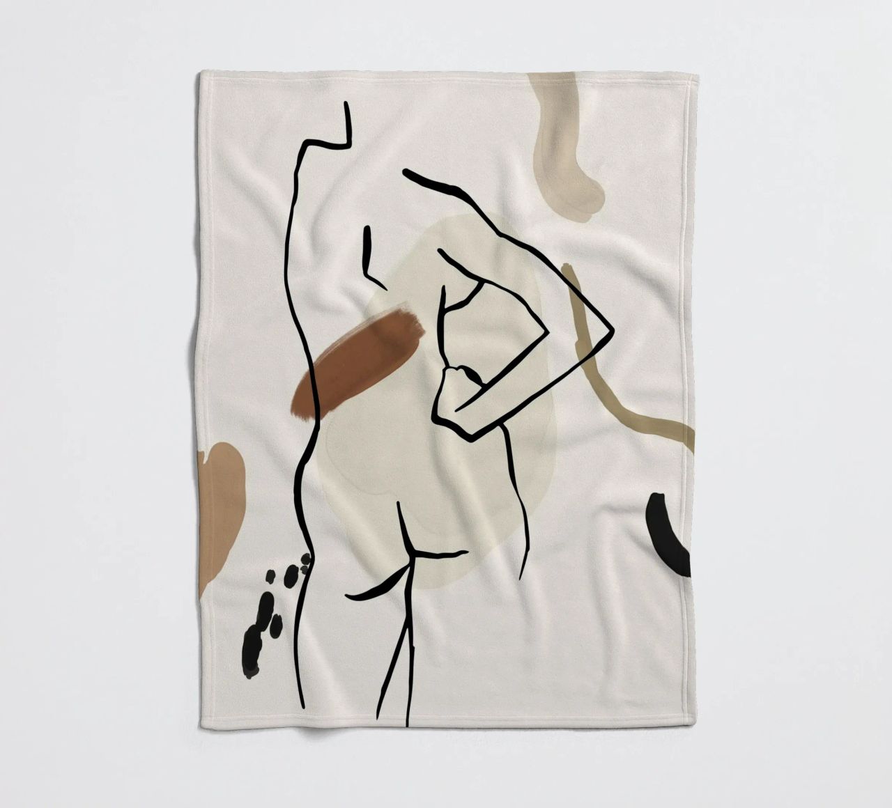 Pure Forms No 5 coperta in pile da treechild