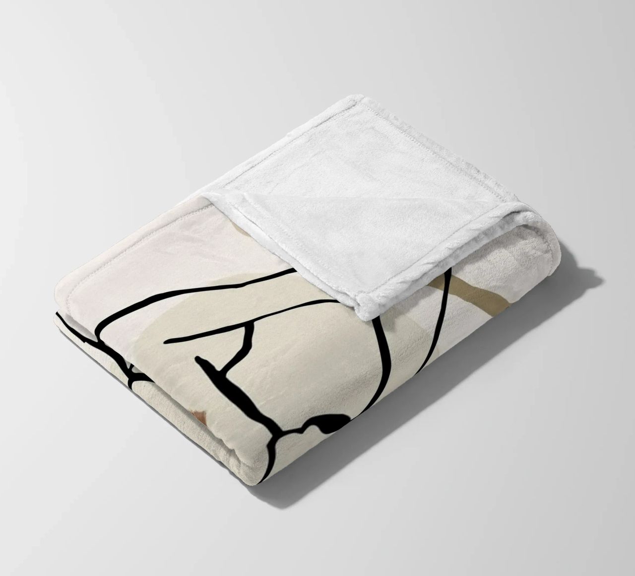 Pure Forms No 5 coperta in pile da treechild