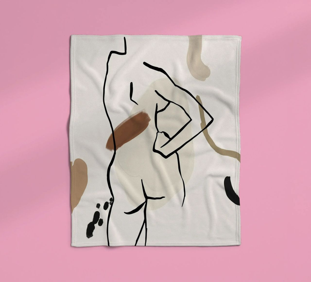 Pure Forms No 5 coperta in pile da treechild