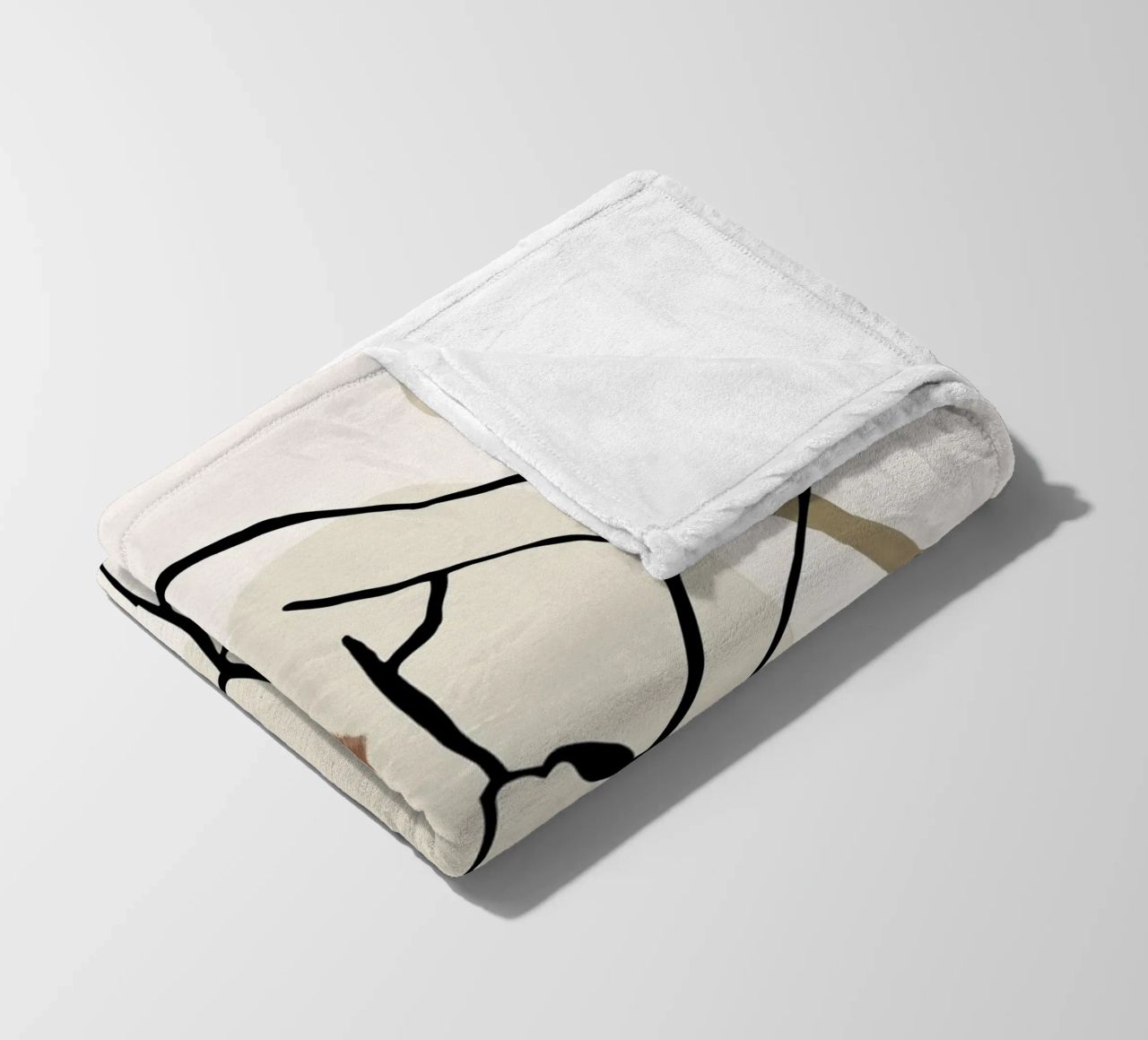 Pure Forms No 5 coperta in pile da treechild