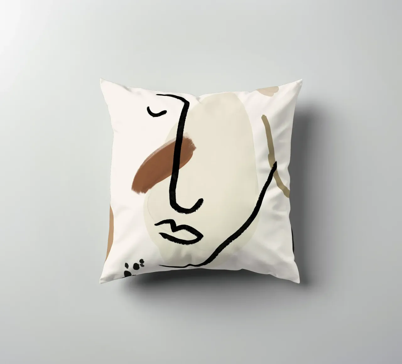 Pure Forms No 6 Kissen von treechild