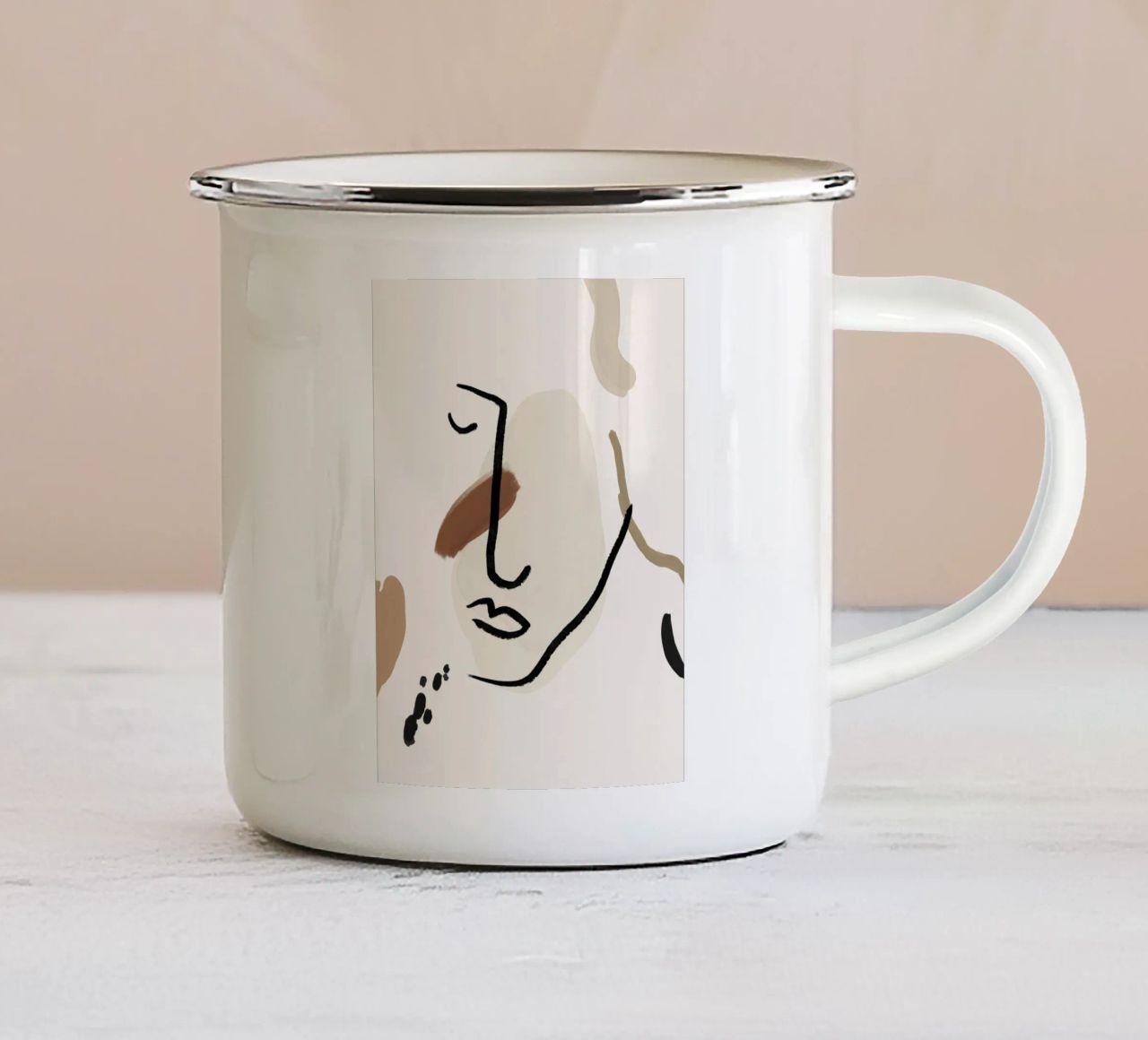 Pure Forms No 6 tazza in smalto da treechild