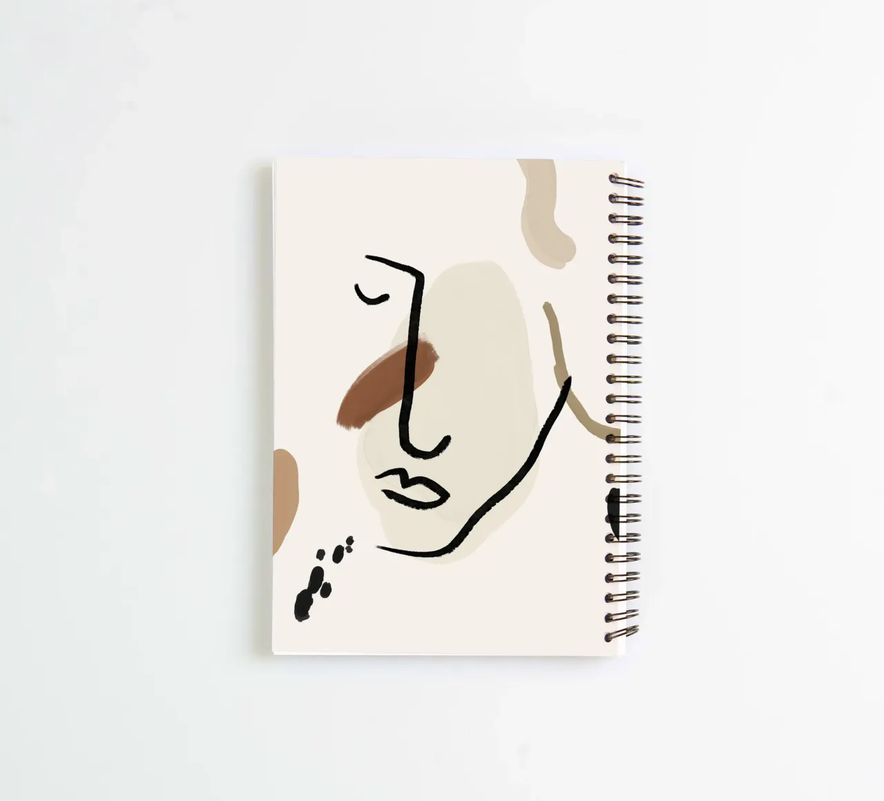 Pure Forms No 6 spiral notebook by treechild