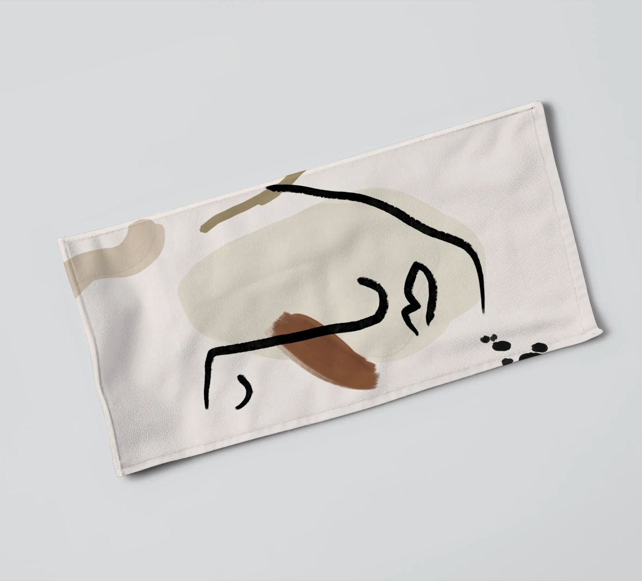 Pure Forms No 6 asciugamano da bagno da treechild