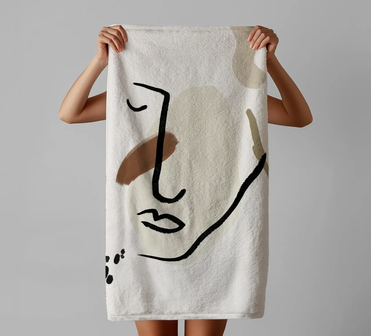 Pure Forms No 6 toalla de baño de treechild