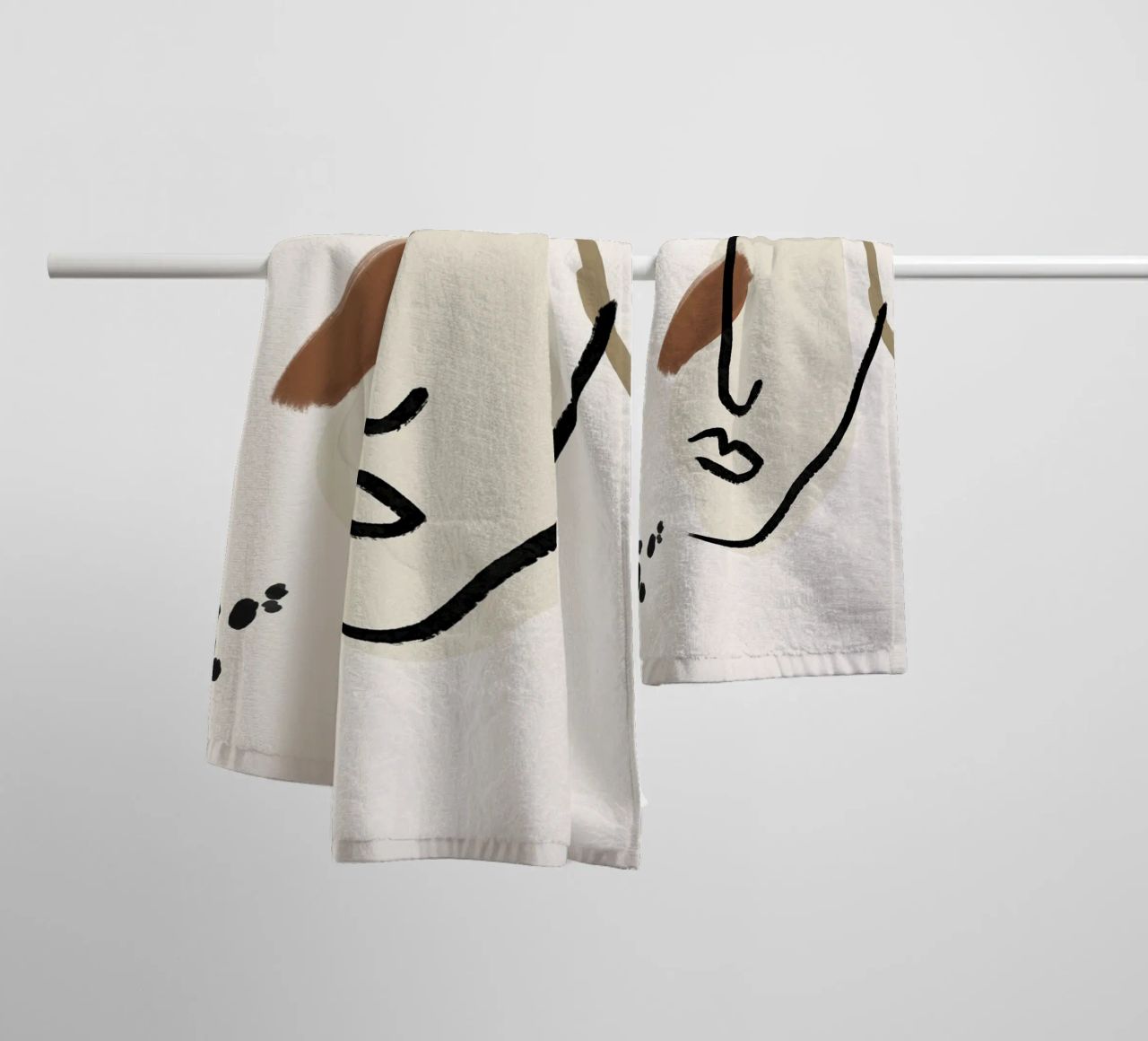 Pure Forms No 6 asciugamano da bagno da treechild
