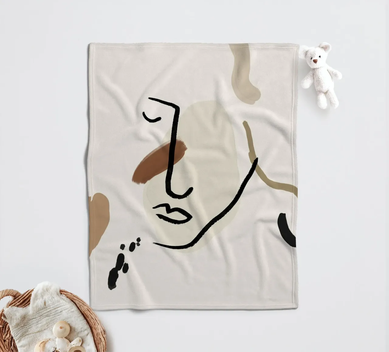 Pure Forms No 6 coperta in pile da treechild