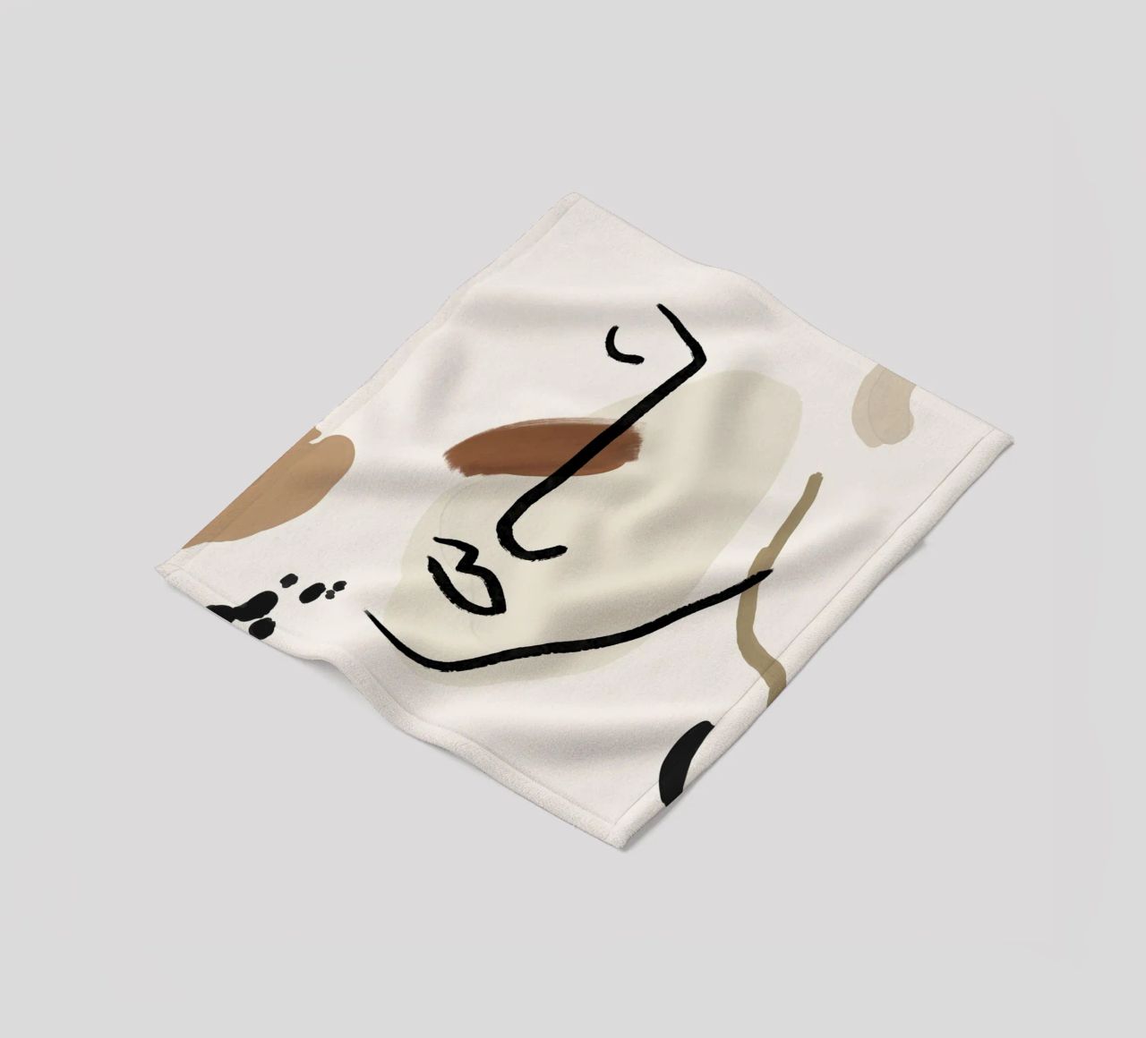 Pure Forms No 6 coperta in pile da treechild