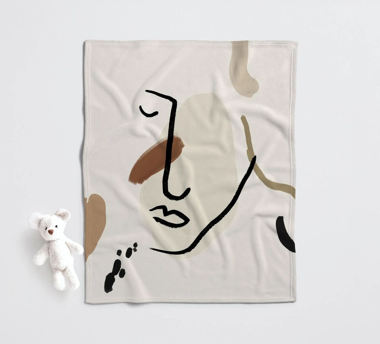 Pure Forms No 6 coperta in pile da treechild