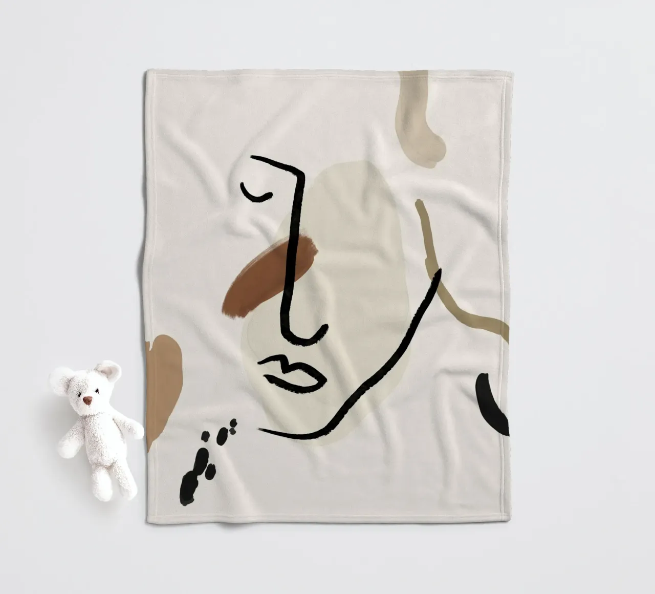 Pure Forms No 6 coperta in pile da treechild