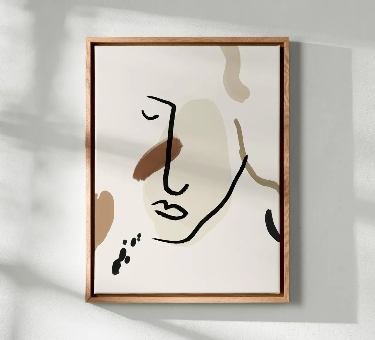 Pure Forms No 6 tela con Cornice a cassetta da treechild