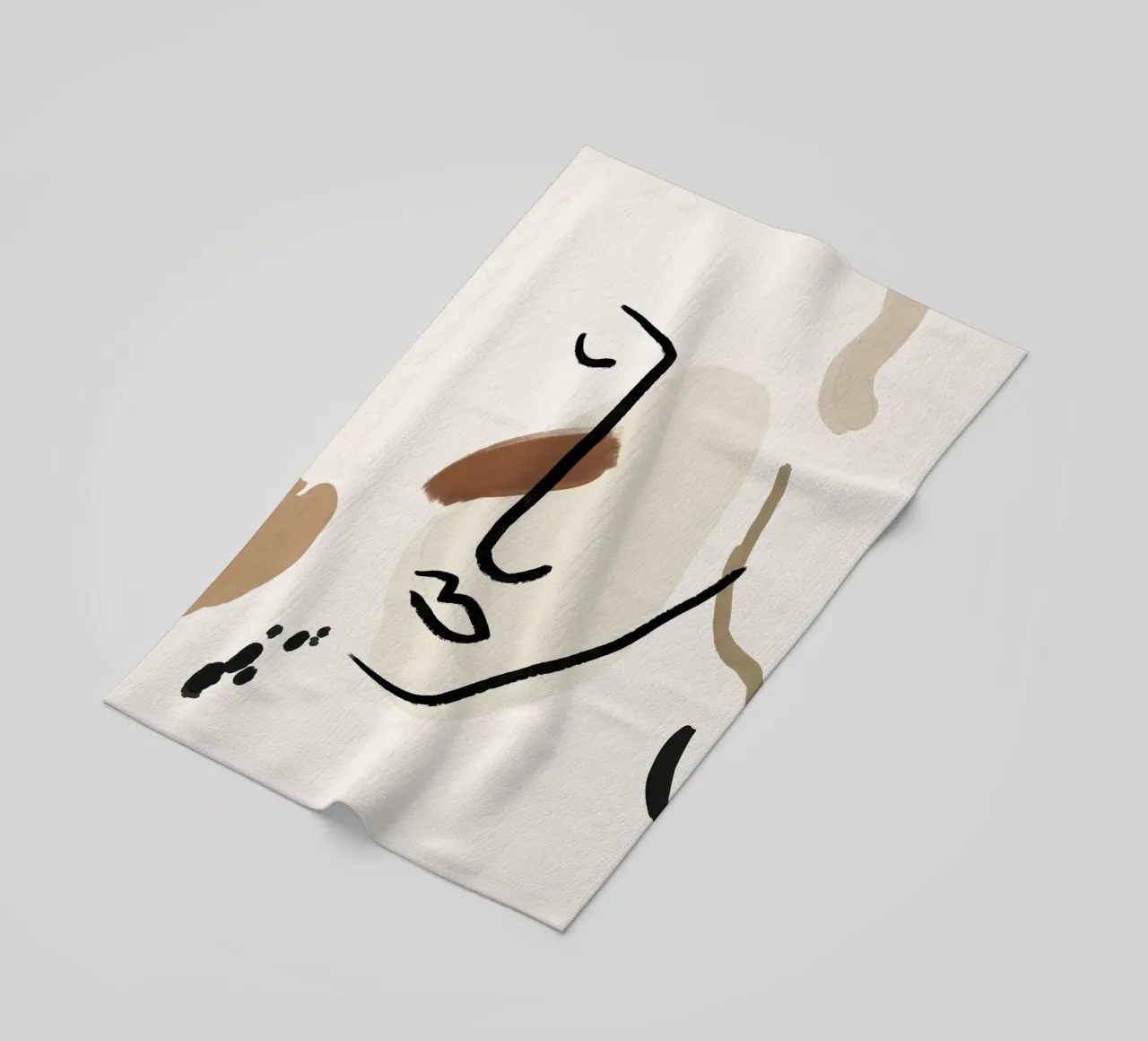 Pure Forms No 6 toalla de playa de treechild