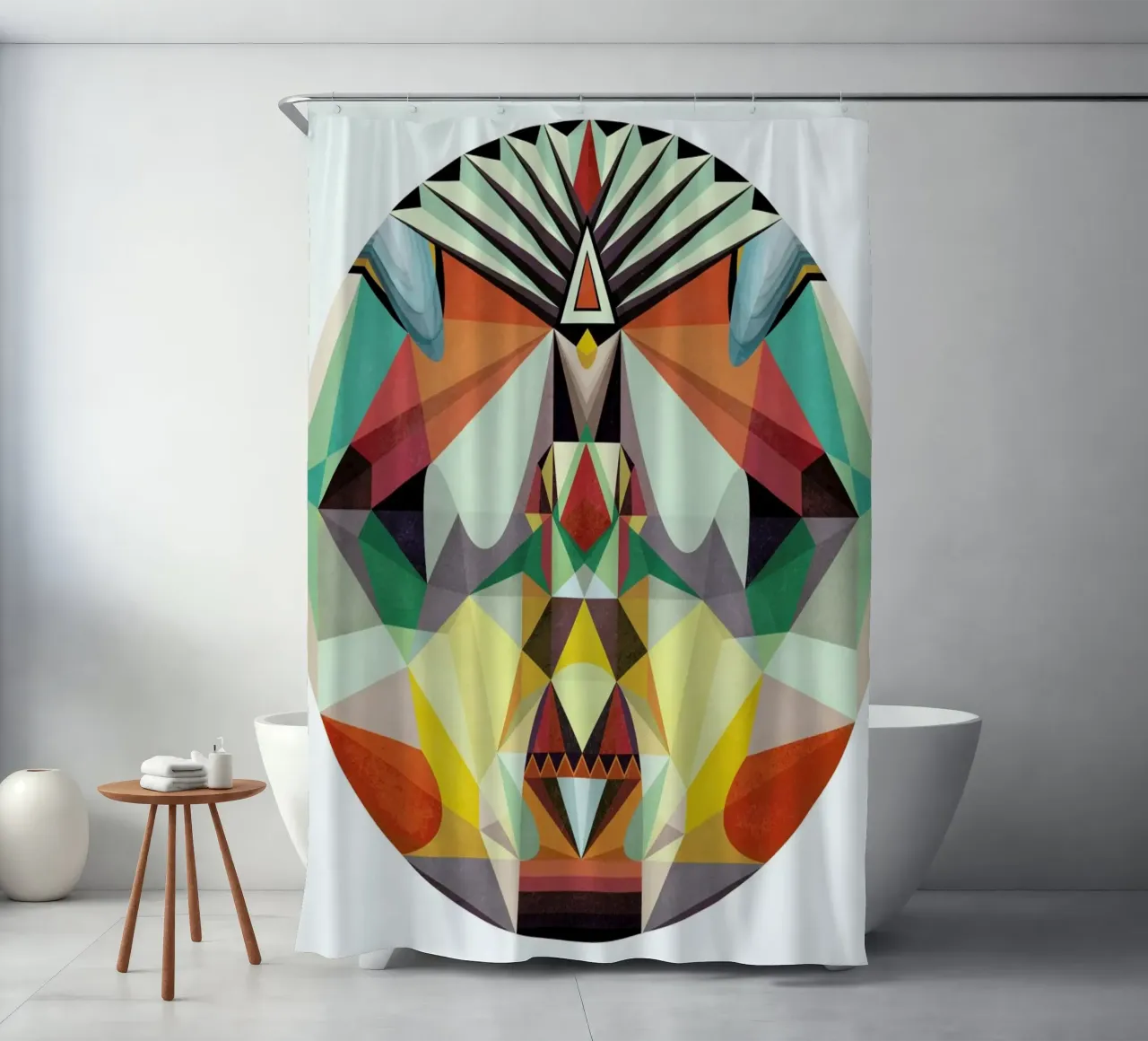 Going Somewhere Duschvorhang von Abstract 888