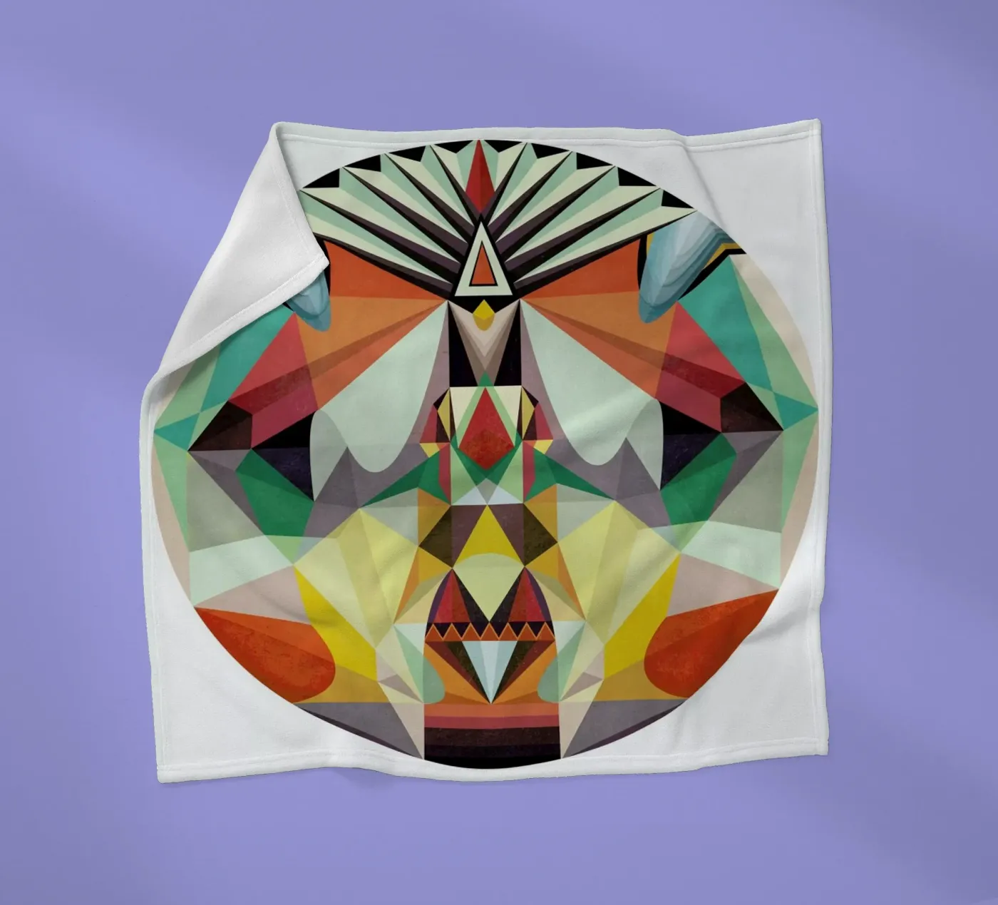 Going Somewhere plaid polaire de Abstract Joy