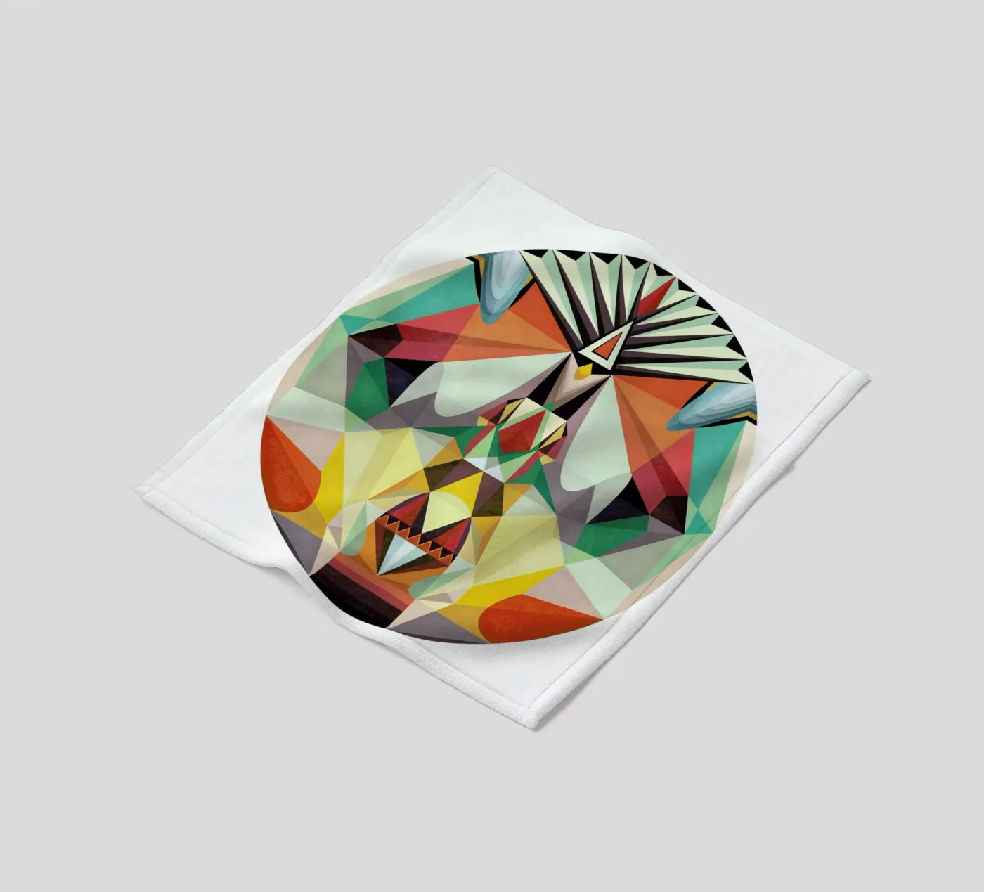 Going Somewhere plaid polaire de Abstract Joy