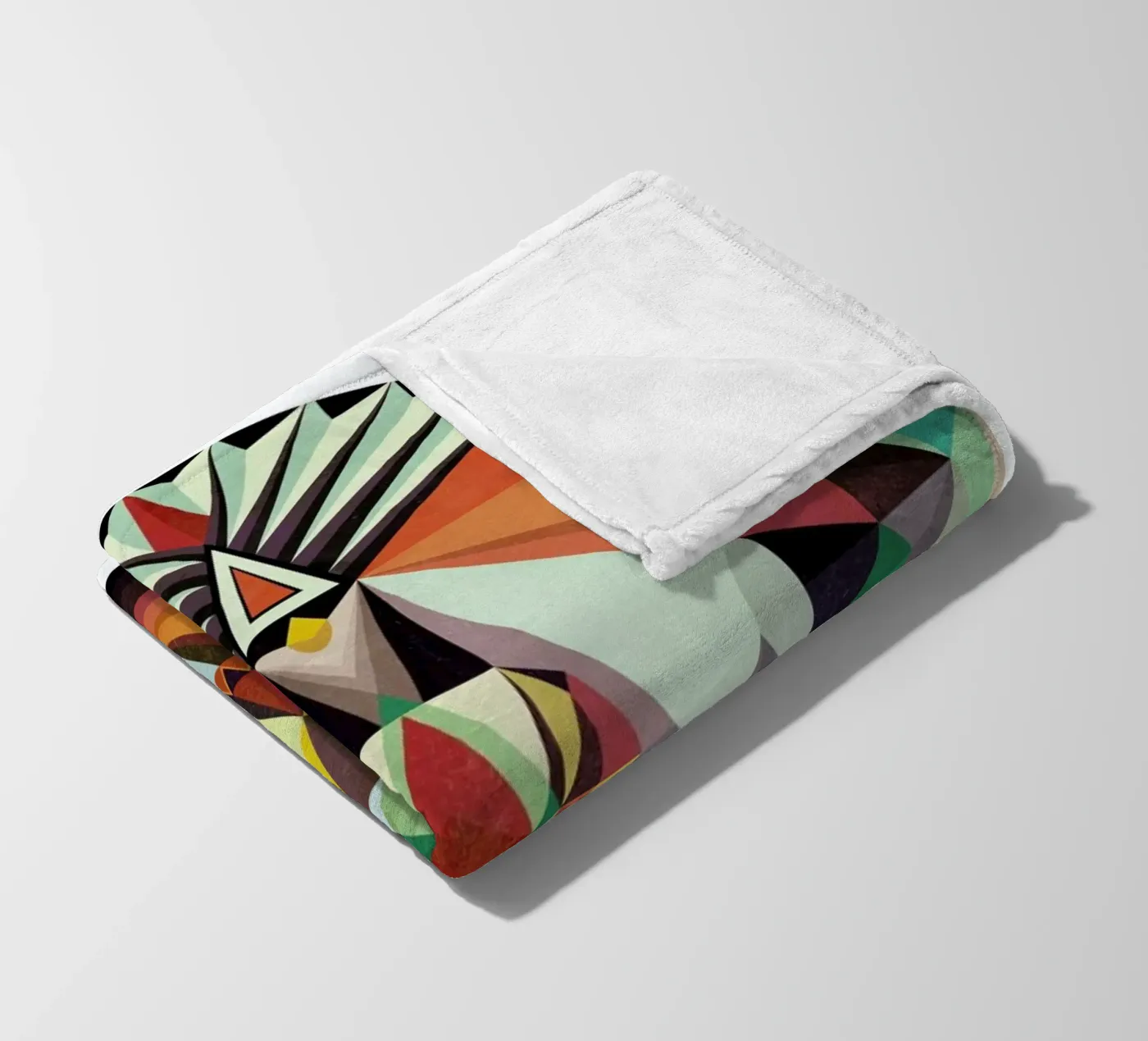 Going Somewhere plaid polaire de Abstract Joy