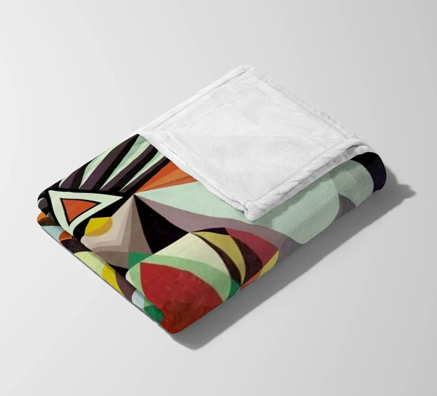 Going Somewhere plaid polaire de Abstract Joy