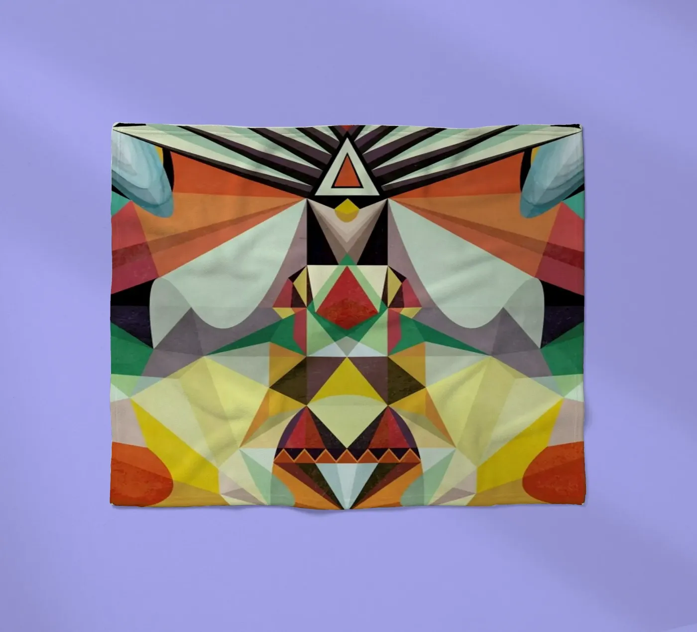 Going Somewhere plaid polaire de Abstract Joy