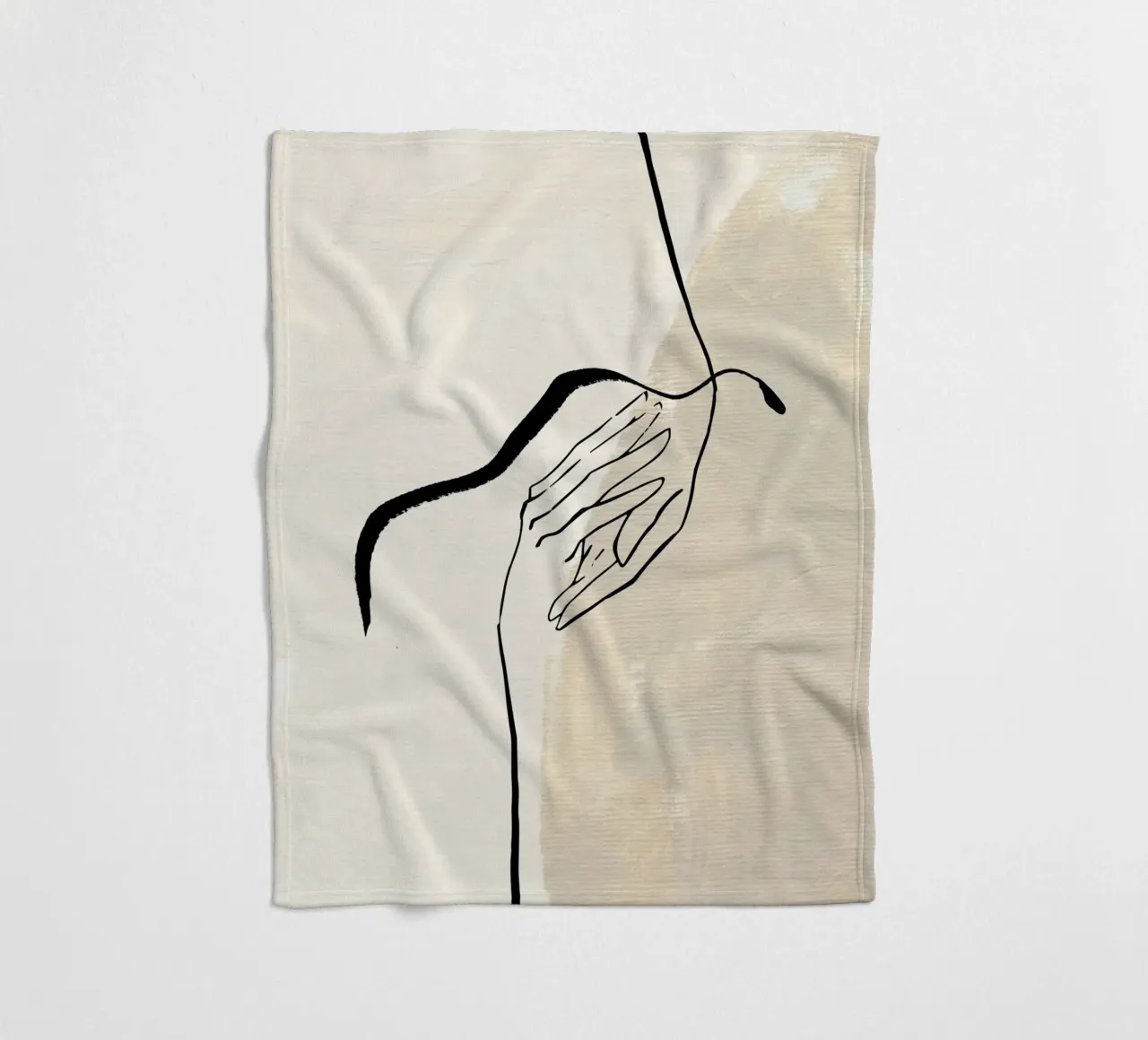 Pure Forms No 7 coperta in pile da treechild