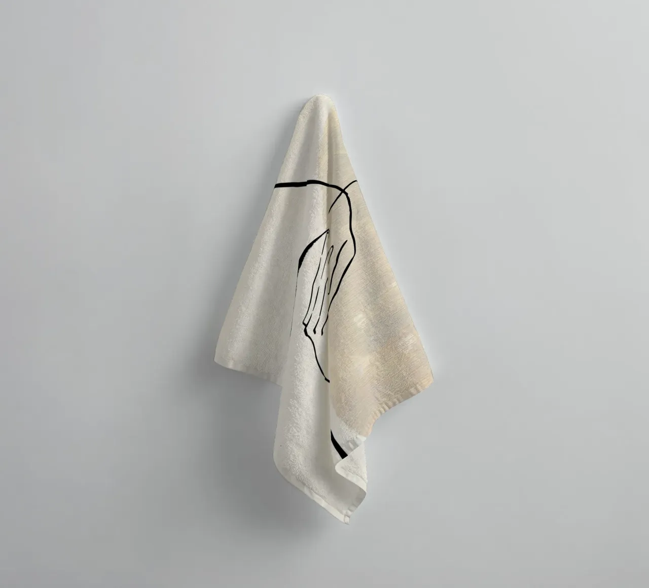 Pure Forms No 7 asciugamano da bagno da treechild