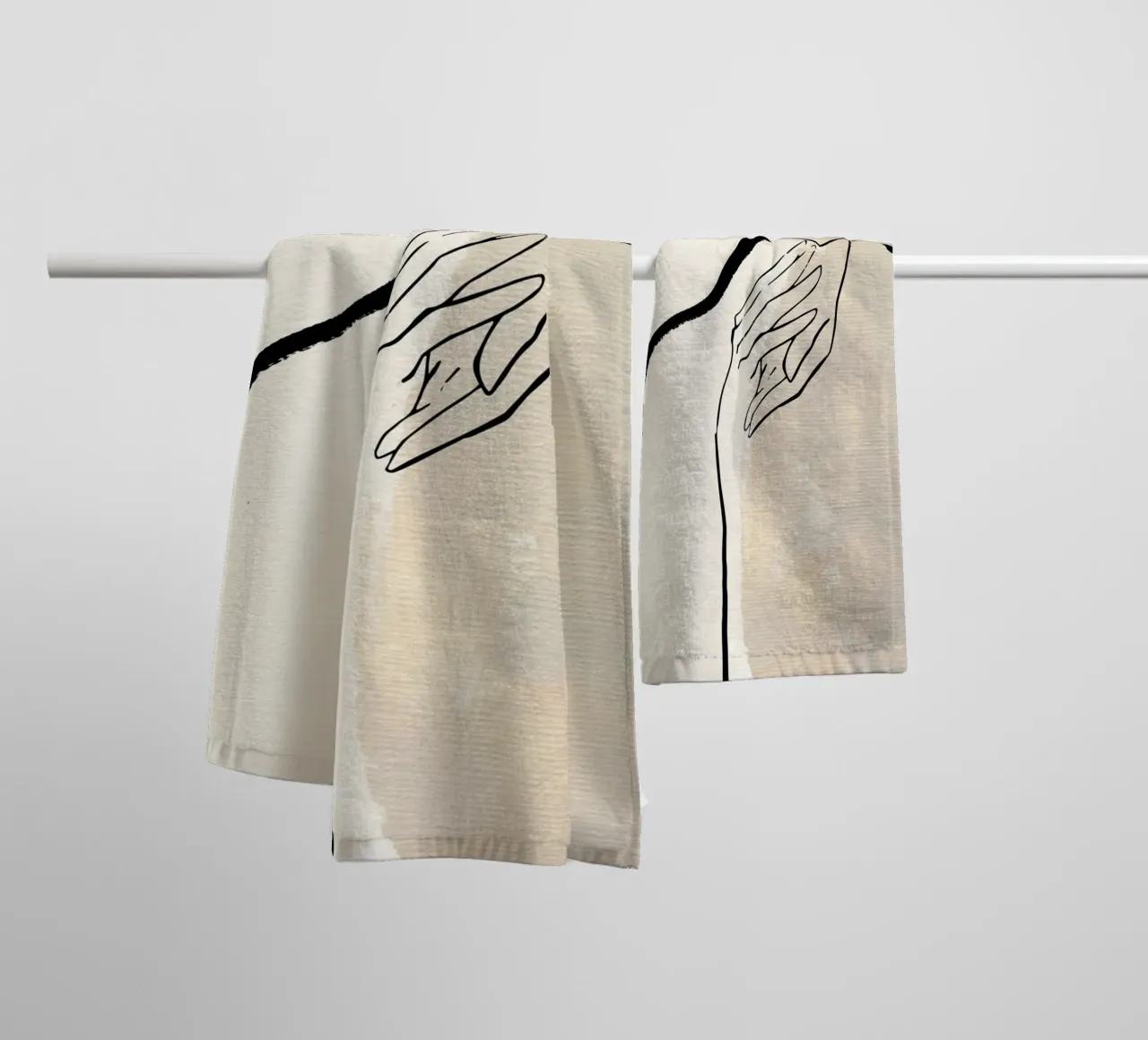 Pure Forms No 7 asciugamano da bagno da treechild