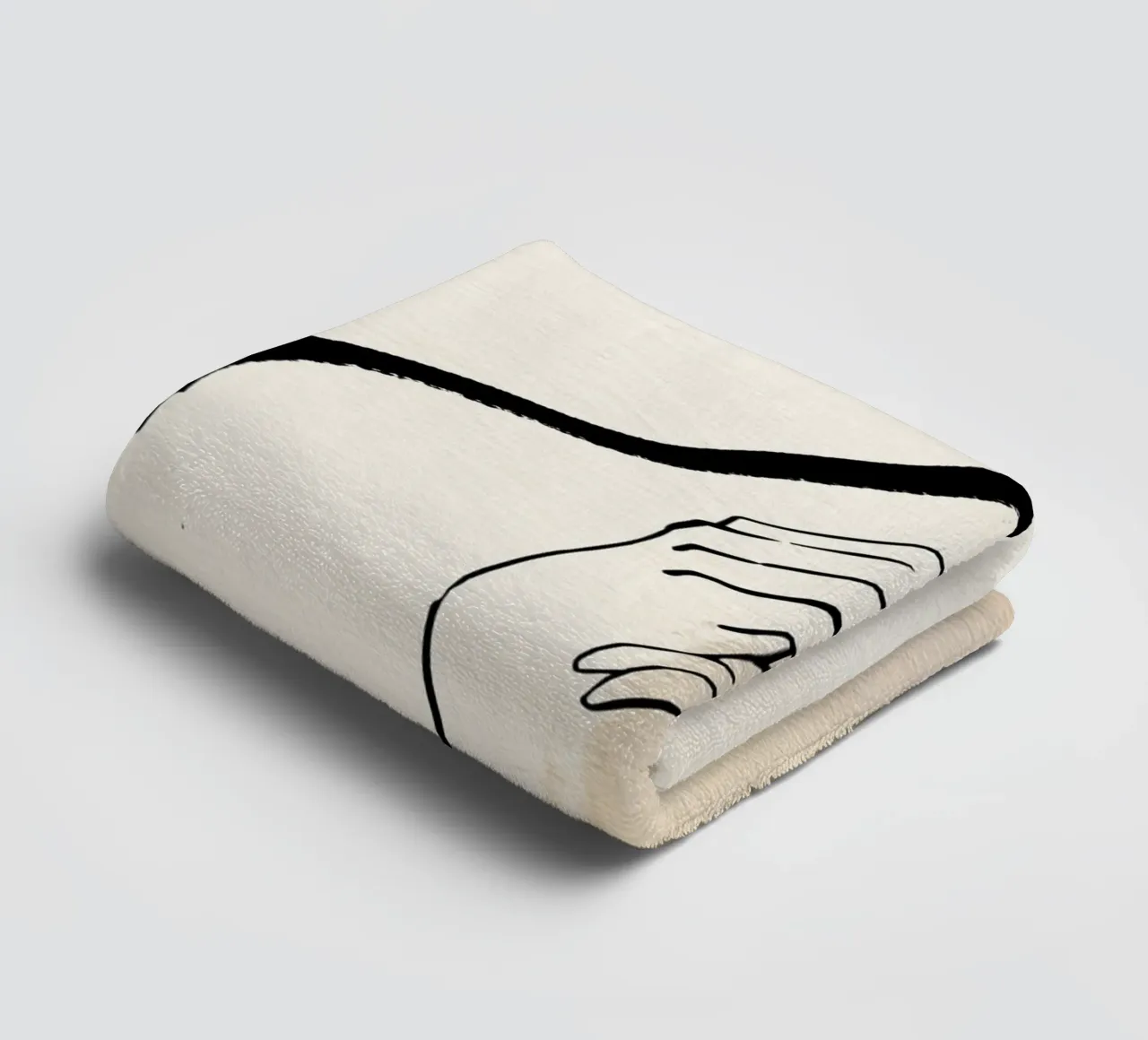 Pure Forms No 7 asciugamano da bagno da treechild