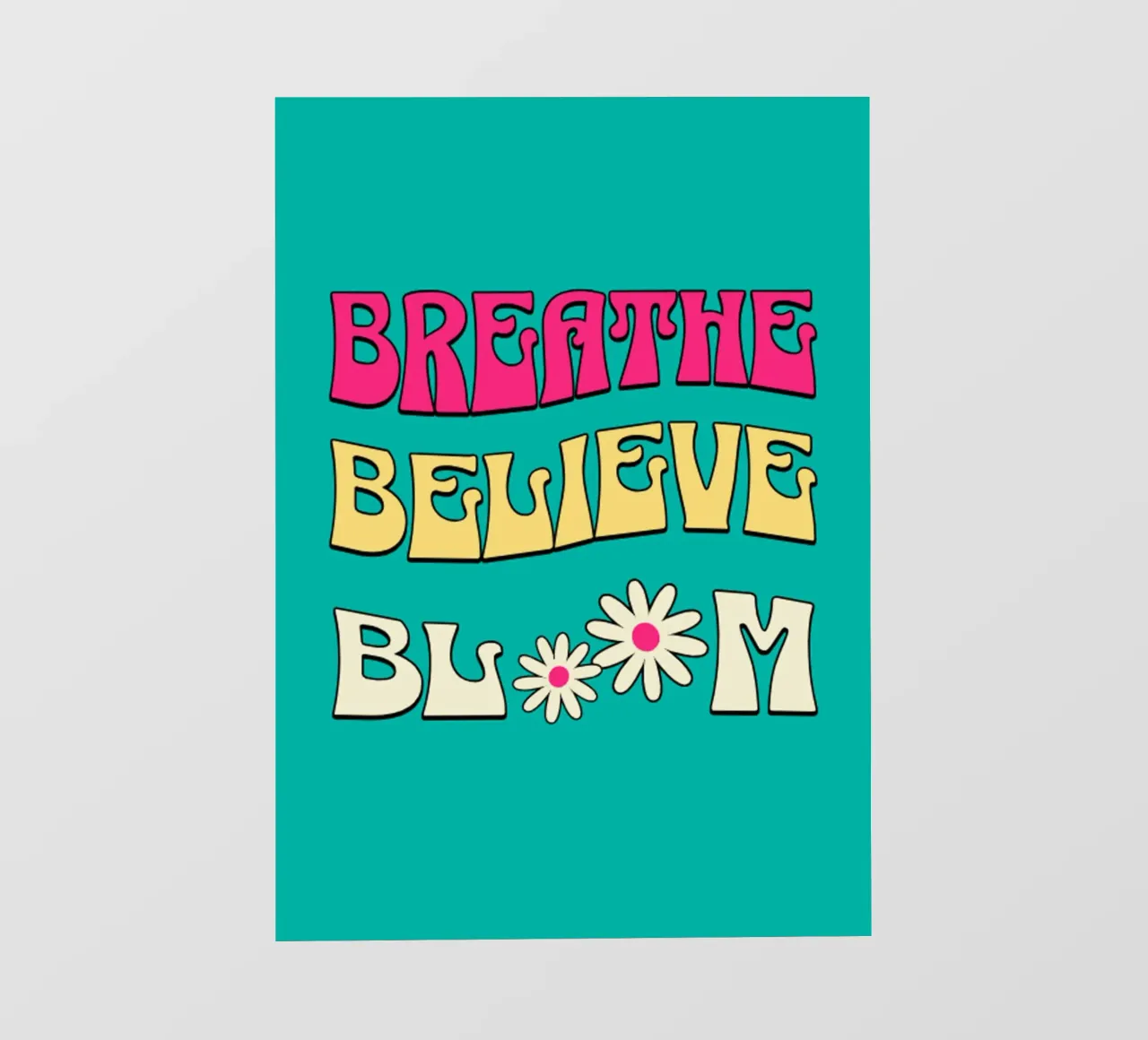 Breathe Believe Bloom In tendenza ora pellicola backlit da Urban Life
